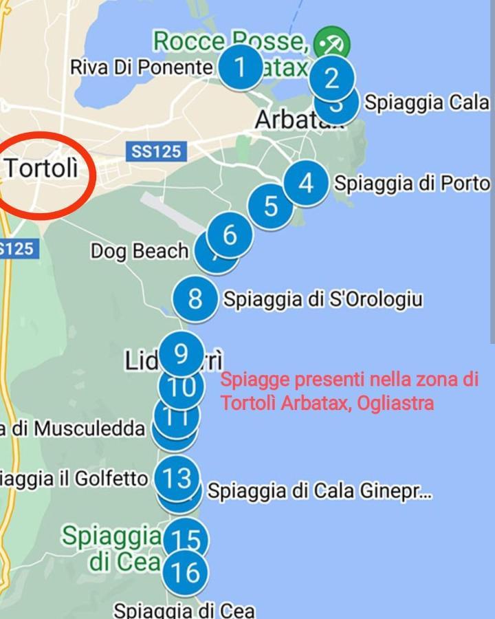 Apartmán Sadomunostra Tortolì Exteriér fotografie